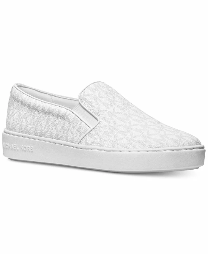 Michael Kors Women's Keaton Slip-On Signature Logo Sneakers 3 Michael Kors Women's Keaton Slip-On Signature Logo Sneakers