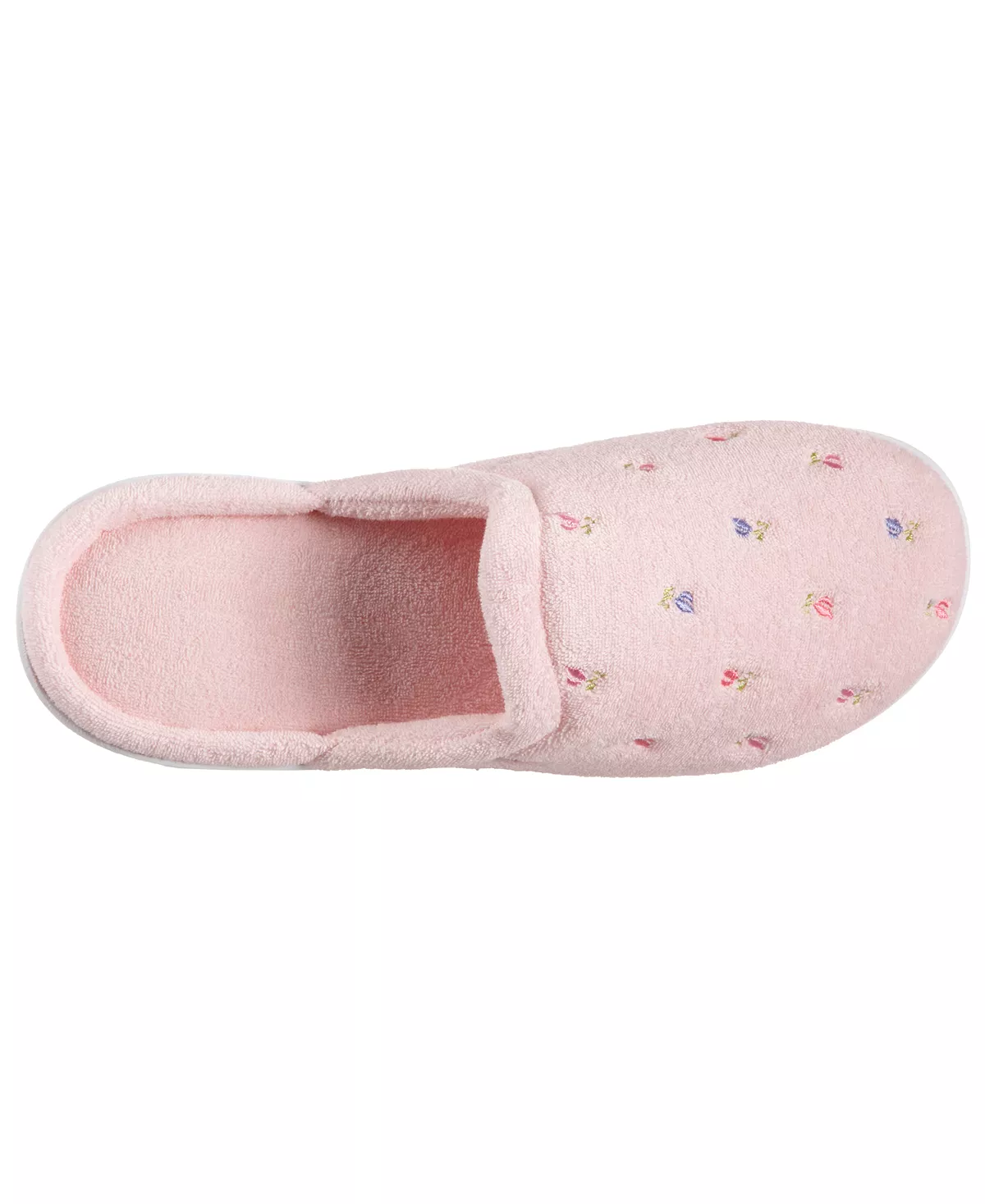 Isotoner Signature Women's Secret Sole Embroidered Clog Slippers 8 Isotoner Signature Women's Secret Sole Embroidered Clog Slippers - Image 6