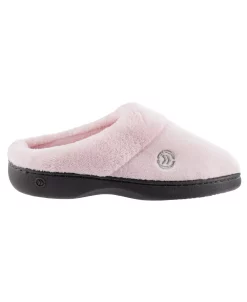 Isotoner Signature Women's Micro Terry Sport Hoodback Slippers