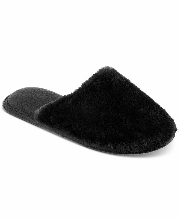 Isotoner Signature Women's Faux-Fur Laurel Clog Slippers 3 Isotoner Signature Women's Faux-Fur Laurel Clog Slippers