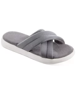 Isotoner Signature Women's Zenz Satin Pintucked Slide Slip-Ons -Steve Madden Shop 16740374 fpx