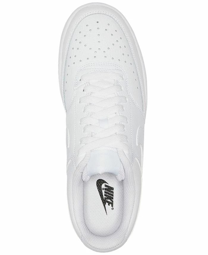 Women's NikeCourt Vision Low Casual Sneakers From Finish Line 6 Women's NikeCourt Vision Low Casual Sneakers From Finish Line - Image 4