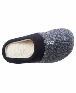 Isotoner Signature Women's Heathered Knit Jessie Hoodback Slippers -Steve Madden Shop 17835410 fpx