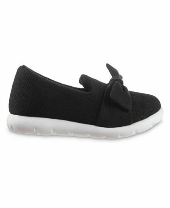 Isotoner Signature Women's Indoor/Outdoor Zenz Hatch Knit Closed-Back With Tie Slip-Ons 4 Isotoner Signature Women's Indoor/Outdoor Zenz Hatch Knit Closed-Back With Tie Slip-Ons - Image 2
