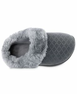Isotoner Signature Women's Velour Sabrine Hoodback Slippers -Steve Madden Shop 17835743 fpx