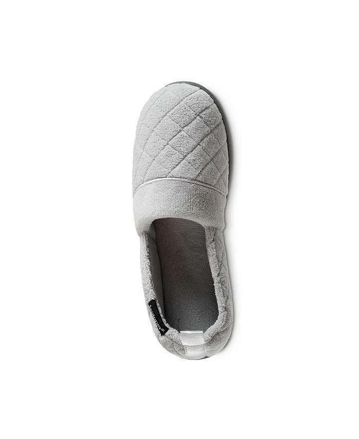 Isotoner Signature Quilted Memory Foam Microterry Slip On Slippers 6 Isotoner Signature Quilted Memory Foam Microterry Slip On Slippers - Image 4