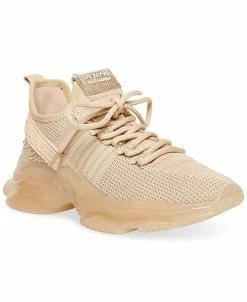 Steve Madden Women's Maxima Rhinestone-Trim Trainer Sneakers