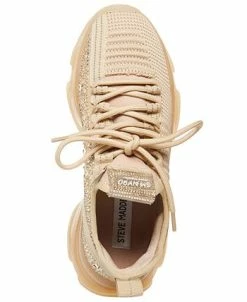 Steve Madden Women's Maxima Rhinestone-Trim Trainer Sneakers -Steve Madden Shop 18700097 fpx