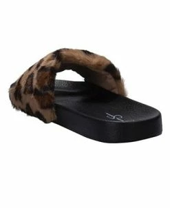Jessica Simpson Women's Plush Faux Fur Slide Slipper 10 Jessica Simpson Women's Plush Faux Fur Slide Slipper -Steve Madden Shop 18720887 fpx
