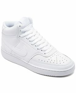 Nike Women's Court Vision Mid Casual Sneakers From Finish Line