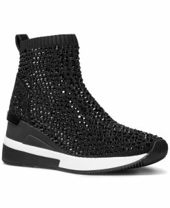 Steve Madden Shop 4 Michael Kors Women's Skyler Embellished Sneaker Booties