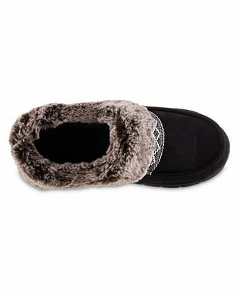 Isotoner Signature Women's Memory Foam Microsuede And Faux Fur Hoodback Eco Comfort Slippers 7 Isotoner Signature Women's Memory Foam Microsuede And Faux Fur Hoodback Eco Comfort Slippers - Image 5
