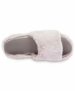 Isotoner Signature Women's Memory Foam Faux Fur And Satin Tabby Slide Slippers -Steve Madden Shop 20092017 fpx