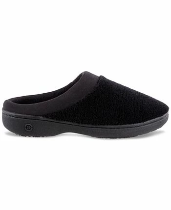 Isotoner Signature Microterry Pillowstep Slippers With Satin Trim 5 Isotoner Signature Microterry Pillowstep Slippers With Satin Trim - Image 3