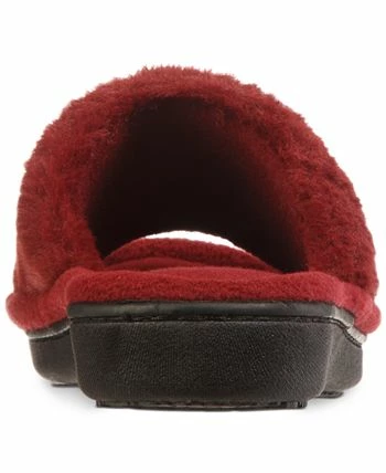 Isotoner Signature Women's Laurel Faux Fur Slide Slippers 4 Isotoner Signature Women's Laurel Faux Fur Slide Slippers - Image 2