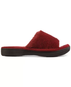 Isotoner Signature Women's Laurel Faux Fur Slide Slippers 14 Isotoner Signature Women's Laurel Faux Fur Slide Slippers -Steve Madden Shop 21027130 fpx
