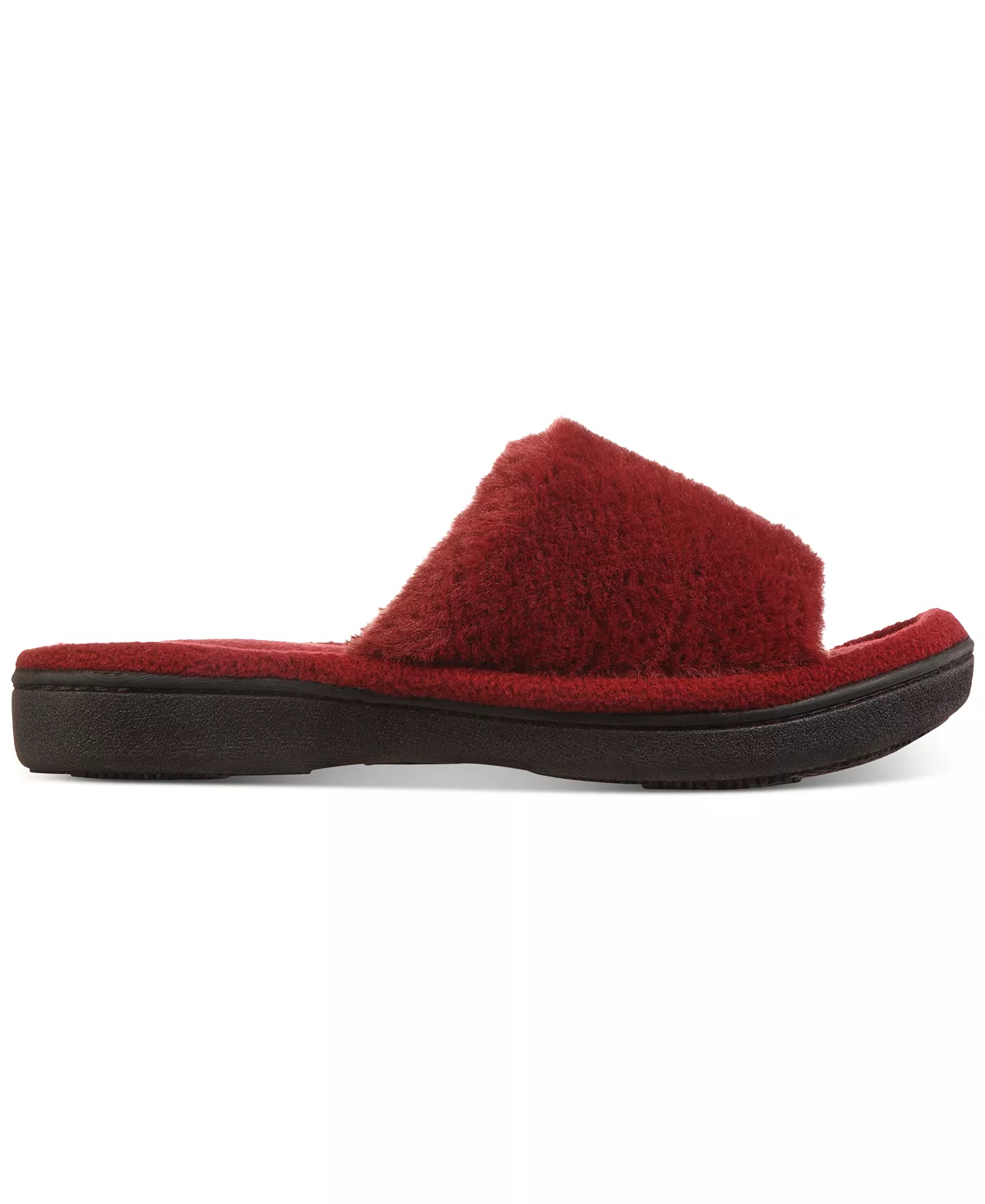 Isotoner Signature Women's Laurel Faux Fur Slide Slippers 7 Isotoner Signature Women's Laurel Faux Fur Slide Slippers - Image 5