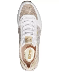Michael Kors Women's Monique Knit Trainer Lace-Up Sneakers -Steve Madden Shop 21103977 fpx