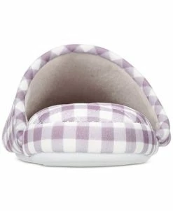 Charter Club Women's Quilted Gingham Clog Slipper -Steve Madden Shop 21649149 fpx