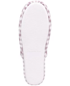 Charter Club Women's Quilted Gingham Clog Slipper -Steve Madden Shop 21649151 fpx