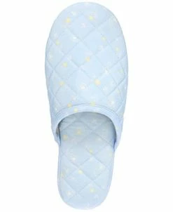 Charter Club Women's Quilted Paisley Floral Slippers, Created For Macy's -Steve Madden Shop 21649250 fpx
