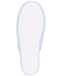 Charter Club Women's Quilted Paisley Floral Slippers, Created For Macy's -Steve Madden Shop 21649251 fpx