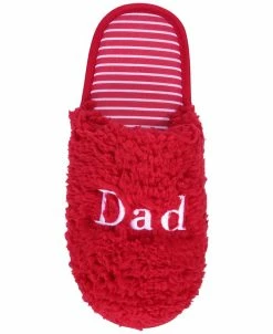 Family Pajamas Men's Dad Matching Holiday Slippers