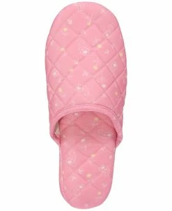 Charter Club Women's Quilted Paisley Floral Slippers, Created For Macy's -Steve Madden Shop 22175668 fpx
