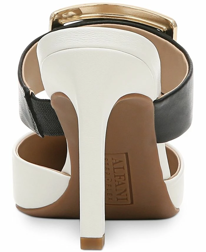 Alfani Women's Sima Two-Piece Buckle Mules, Created For Macy's 6 Alfani Women's Sima Two-Piece Buckle Mules, Created For Macy's - Image 4