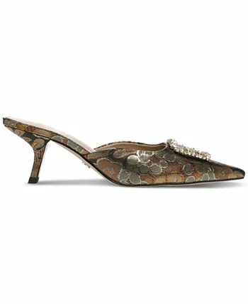 Sam Edelman Women's Brit Embellished-Buckle Dress Mules 3 Sam Edelman Women's Brit Embellished-Buckle Dress Mules - Image 2