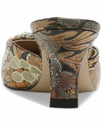 Sam Edelman Women's Brit Embellished-Buckle Dress Mules 4 Sam Edelman Women's Brit Embellished-Buckle Dress Mules - Image 3
