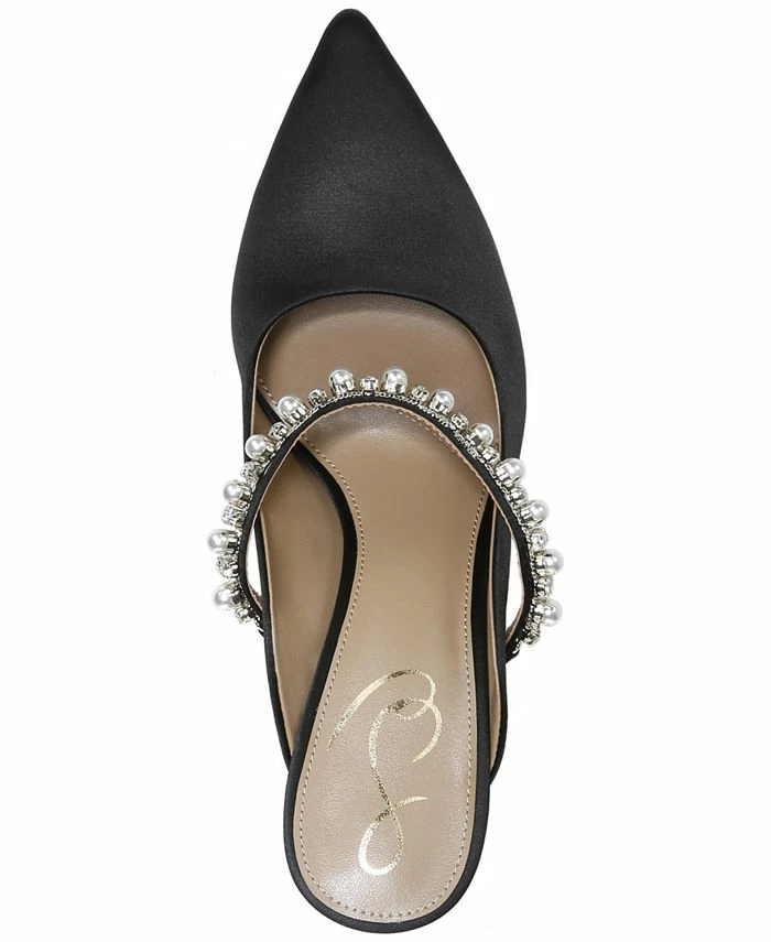 Sam Edelman Women's Hyland Embellished Evening Mules 6 Sam Edelman Women's Hyland Embellished Evening Mules - Image 4