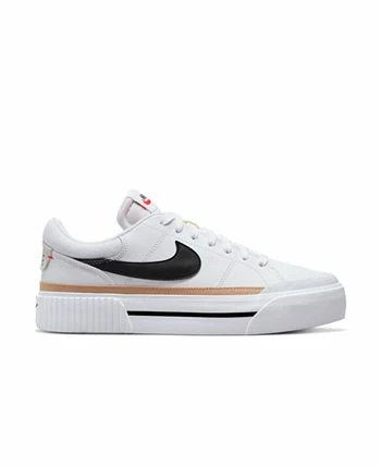 Nike Women's Court Legacy Lift Platform Casual Sneakers From Finish Line 4 Nike Women's Court Legacy Lift Platform Casual Sneakers From Finish Line - Image 2