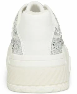 Steve Madden Women's Sonic Rhinestone Lace-Up Sneakers -Steve Madden Shop 23057480 fpx
