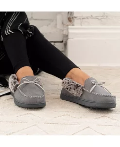 Isotoner Signature Women's Microsuede Rae Comfort Moccasin Slippers -Steve Madden Shop 23144920 fpx