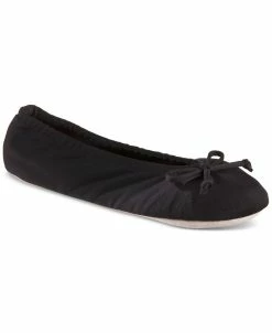 Isotoner Signature Women's Recycled Satin Ballerina Slippers