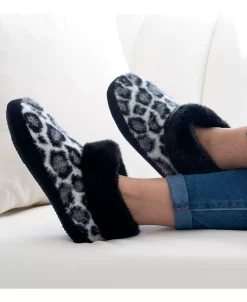 Isotoner Signature Women's Memory Foam Cheetah Comfort Boot Slippers -Steve Madden Shop 23220654 fpx