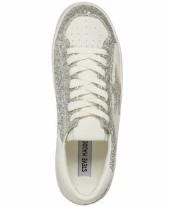 Steve Madden Women's Perona Distressed Lace-Up Star Sneakers -Steve Madden Shop 23287337 fpx