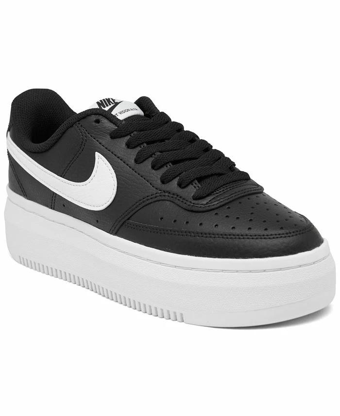 Nike Women's Court Vision Alta Leather Platform Casual Sneakers From Finish Line 3 Nike Women's Court Vision Alta Leather Platform Casual Sneakers From Finish Line