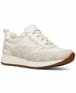 Michael Kors Women's Allie Stride Trainer Lace-Up Sneakers