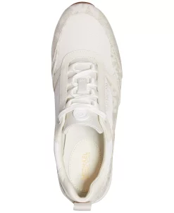 Michael Kors Women's Allie Stride Trainer Lace-Up Sneakers 11 Michael Kors Women's Allie Stride Trainer Lace-Up Sneakers -Steve Madden Shop 23502316 fpx