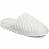 Charter Club Women's Faux-Fur Chevron Slippers, Created For Macy's -Steve Madden Shop 23566945 fpx