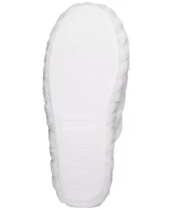 Charter Club Women's Faux-Fur Chevron Slippers, Created For Macy's -Steve Madden Shop 23566961 fpx