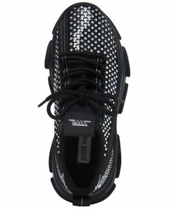 Steve Madden Women's Phantom Rhinestone Mesh Chunky Lace-Up Sneakers 11 Steve Madden Women's Phantom Rhinestone Mesh Chunky Lace-Up Sneakers -Steve Madden Shop 23644430 fpx
