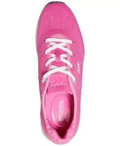 Michael Kors Women's Monique Knit Trainer Lace-Up Retro Running Sneakers 15 Michael Kors Women's Monique Knit Trainer Lace-Up Retro Running Sneakers -Steve Madden Shop 23731986 fpx