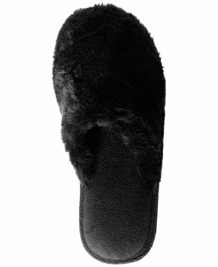 Isotoner Signature Women's Faux-Fur Laurel Clog Slippers 6 Isotoner Signature Women's Faux-Fur Laurel Clog Slippers - Image 4
