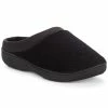 Isotoner Signature Microterry Pillowstep Slippers With Satin Trim 2 Isotoner Signature Microterry Pillowstep Slippers With Satin Trim -Steve Madden Shop 3294934 fpx