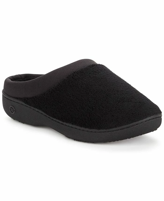 Isotoner Signature Microterry Pillowstep Slippers With Satin Trim 3 Isotoner Signature Microterry Pillowstep Slippers With Satin Trim